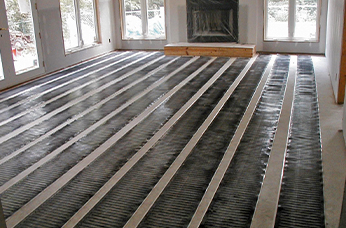 FloorHeat STEP low-voltage floor heating systems.