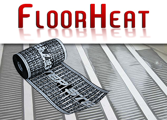 Low-voltage floor heating element