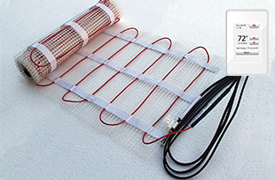 Floor heating mat.