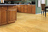 Radiant heated floor.