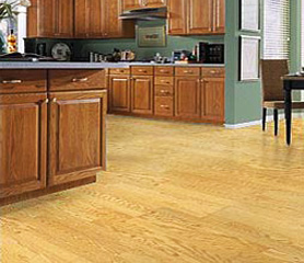 Heated kitchen and diningroom floor.